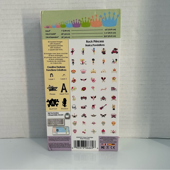 Cricut ROCK PRINCESS shape and font - Picture 4 of 14